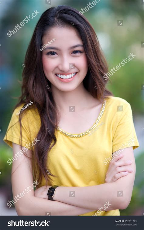 Beautiful Asian Girl Portrait Stock Photo 152031773 Shutterstock