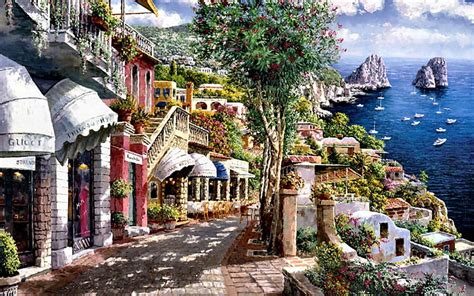 Rocks Capri Island Italy For HD Wallpaper Pxfuel