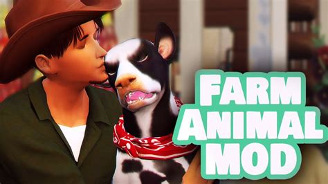 Sims 4 My First Farm Animal Mod Review Youtube
