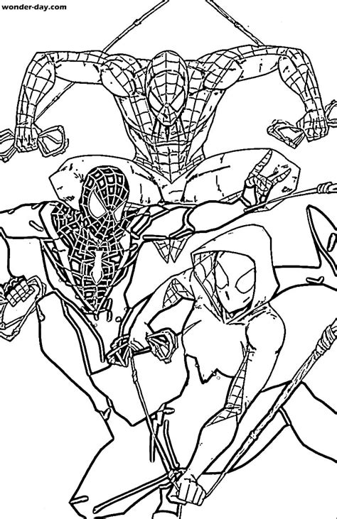 Miles Morales Coloring Pages Free Printable Coloring Pages