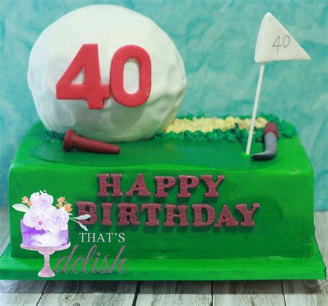 Men's birthday cakes. Golf theme. 40 th birthday | 40th birthday cakes, Birthday, Man birthday