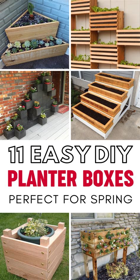 11 Creative Diy Planter Box Ideas For Spring This Tiny Blue House