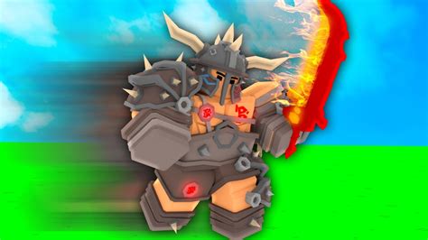 The Most Overpowered Barbarian In Roblox Bedwars Youtube