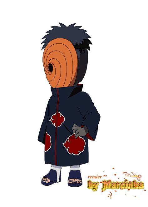 Render Chibi Tobi By Marcinha20 On Deviantart Chibi Naruto Characters