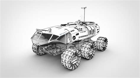 Mars Rover Concept 3d Cad Model Library Grabcad