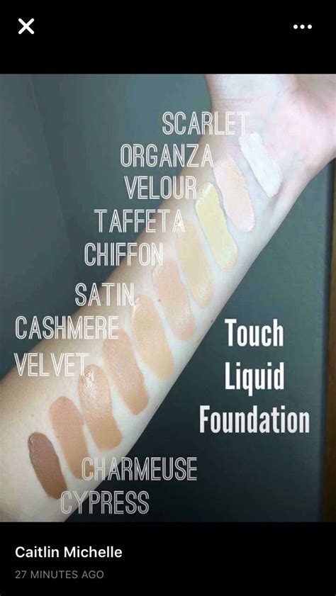 Younique Liquid Touch Foundation Shade Chart Click My Link