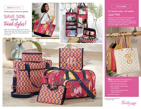 March 2019 Thirty One Specials For Every 35 You Spend You Can Choose