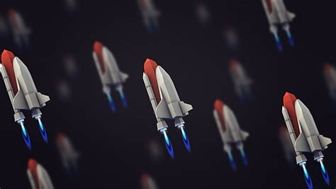 Hd Wallpaper White Space Shuttle Rocket Spaceship Minimalism