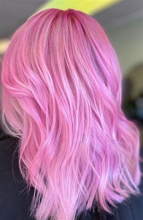 34 Pink Hair Colours That Gives Playful Vibe Sugared Almond Shades