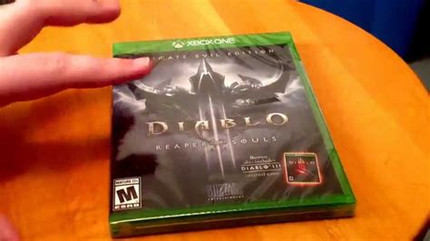 Diablo 3 Ultimate Evil Edition Unboxing Xbox One Youtube