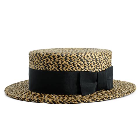 Babeyond Women Men Brim Boater Hat 1920s Gatsby Straw Hat 20s Costume