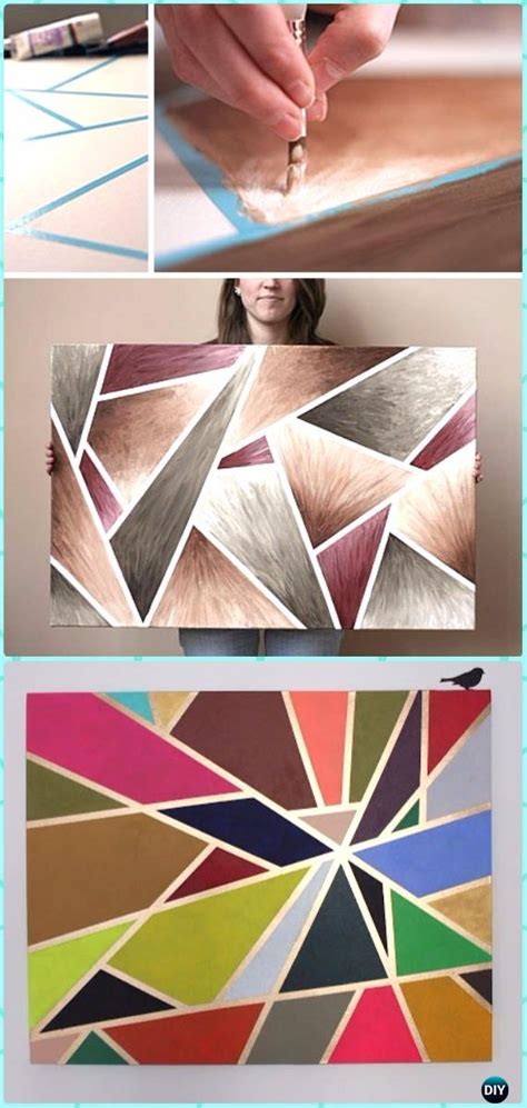 Diy Canvas Wall Art Ideas And Projects Picture Instructions