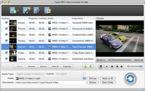 Tipard Mp4 Video Converter For Mac Convert Avimpegmkvvobflv To