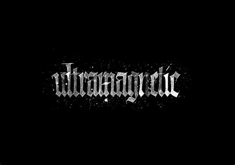 Blackletter Calligraphy Collection On Behance