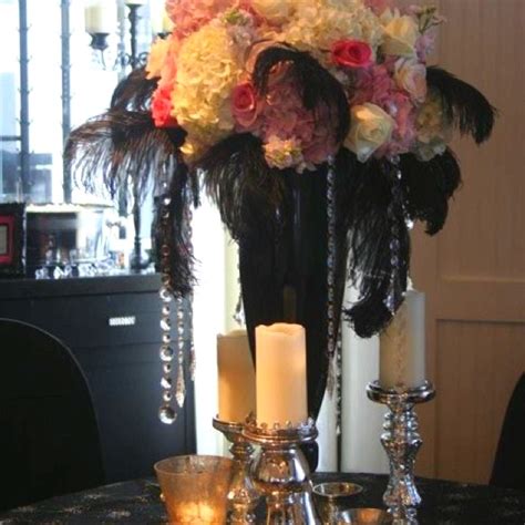 Tall Arrangement Feathers Crystals Inspired By Ashley And Jessica