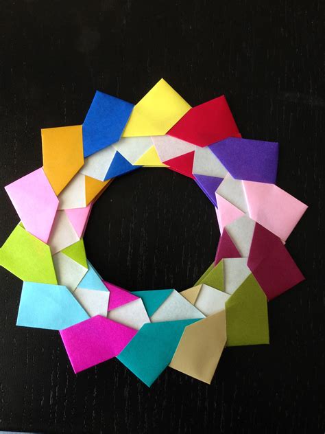 Origami Modular Wreath Make