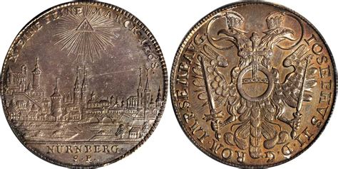 Münze 1 Thaler Reichsstadt Nürnberg 1219 1806 Silber 1768 Preis Dav