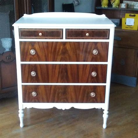 Beautiful Woodgrain On This Refurbished Dresser For Sale At Frugal