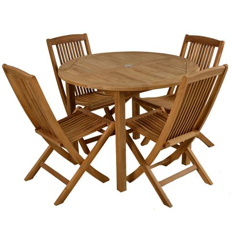 To find out more of any of those products listed, or to read the latest customer reviews and comments simply click on any of the images below. Round Teak 4 Seater Garden Table and Chairs - Homegenies