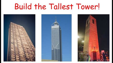 Build The Tallest Tower Instructions Youtube