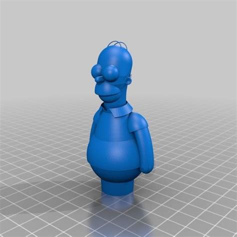 Archivo 3D gratuito Homer Simpson Tap HandleIdea de impresión 3D para