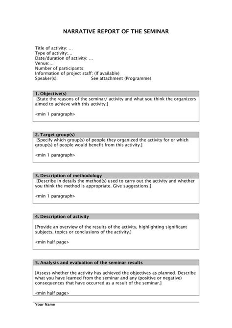 11 Narrative Report Examples Pdf Examples Pertaining To Focus