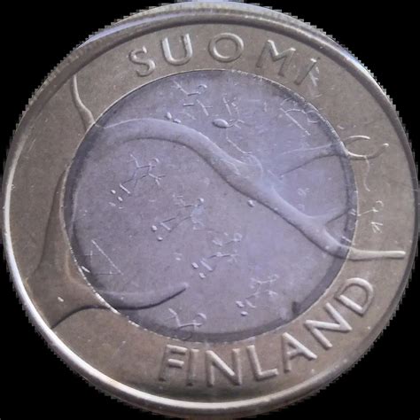 Finland 5 Euro Coin Historical Provinces Lapland 2011 Euro Coinstv
