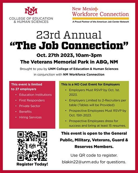 23 Annual The Job Connection Workforce Connection Of Central New Mexico