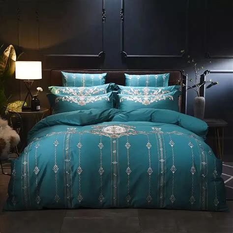 Europe 800tc Egyptian Cotton Bedding Set Queen Size Luxury Comforter