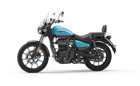 Both the classic 350 and the classic 500 feature the new unit construction engine in their 350cc and 500cc variants respectively. Royal Enfield Meteor 350 | BIKELEAGUE