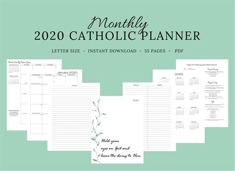 Printable Catholic Liturgical Calendar 2021