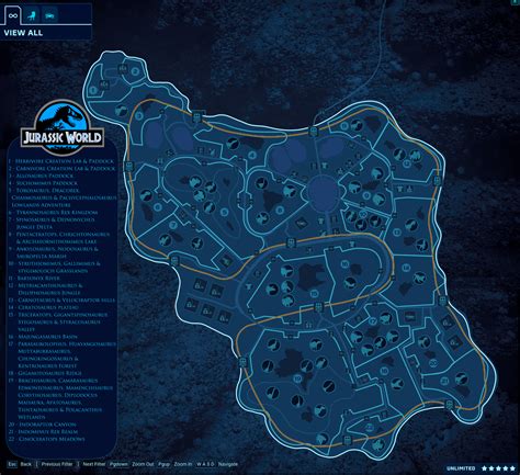 All Dinos Deluxe And Dlc On Isla Nublar Custom Map Rjurassicworldevo