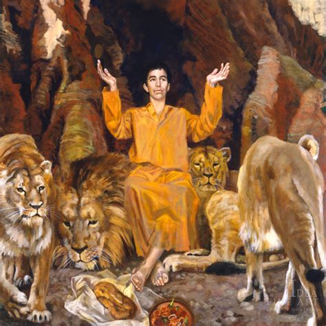 Dare Daniel And The Lions Story From Holy Bible And Images