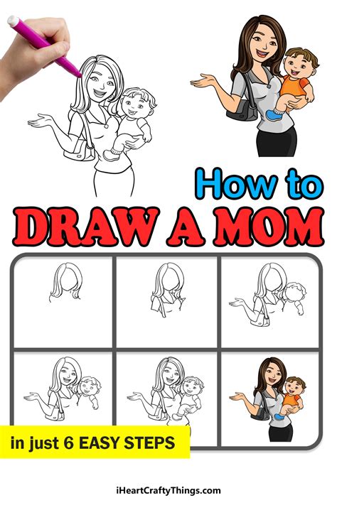 Best Mom Pictures To Draw Mccluney Sprim1952