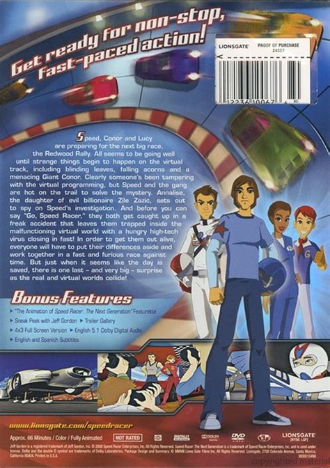 Speed Racer The Next Generation The Fast Track Dvd 2008 Dvd Empire