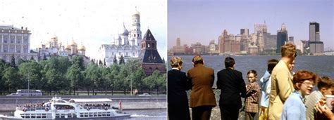 Moscow Vs New York Visual Comparison Of Two Big Cities 45 Years Ago