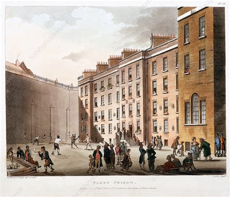 Inner Court Fleet Prison London 1808 1811 Stock Image C0455636