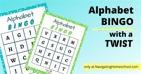 Make your own bingo cards with this free, simple app. Alphabet Bingo With A Twist: The NOT-so-BORING Game!