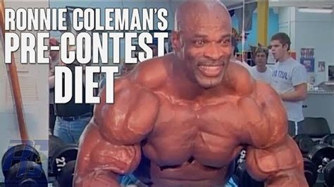 Watch Ronnie Colemans Pre Contest Diet Fitness Volt