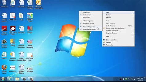 9 Windows 7 Desktop Icons Images Windows 7 Show Desktop Icon Missing