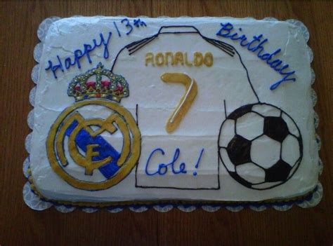 Pin By Jacqueline Thompson On Birthday Party Themes Cake Ronaldo