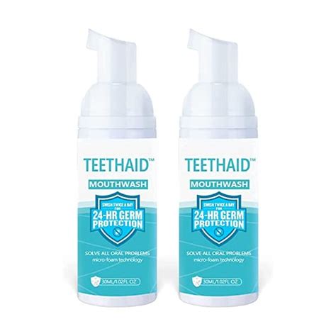 teethaid mouthwashes toothpaste foam eradicate dangerous breath stop and deal with dental