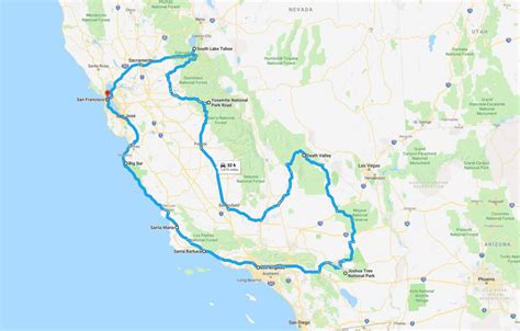 California Road Trip The Perfect Two Week Itinerary The Planet D