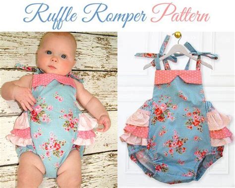 Baby Romper Pattern Baby Sewing Pattern Pdf Romper Sewing Etsy