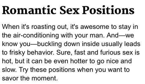 9 Romantic Sex Positions To Bring The Spark Back [18 ] By Becca 🐙 Boo Musely