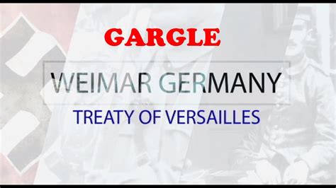 Gcse History The Treaty Of Versailles Youtube