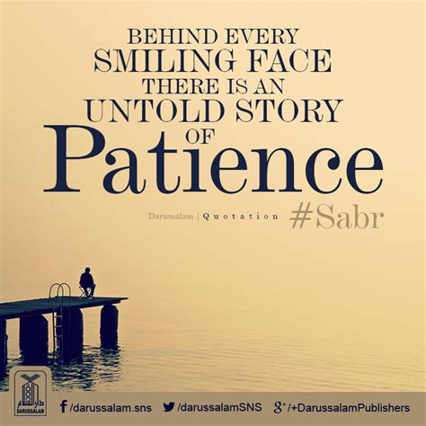 Behind Every Smiling Face There Is An Untold Story Of Sabr Patience