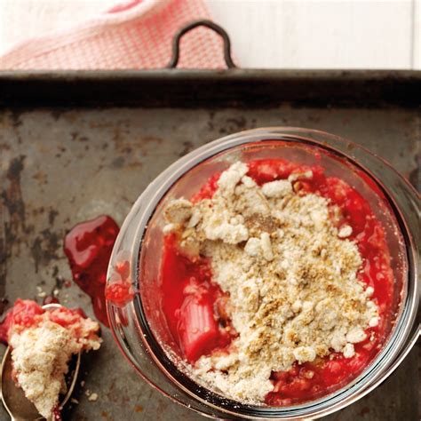 Rhubarb And Raspberry Crumble Recipe How To Make Rhubarb And Raspberry