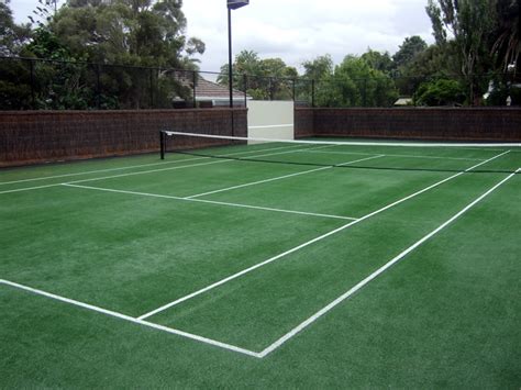 Tennis Court Builders Melbourne Synthetic Grass Tennis Court