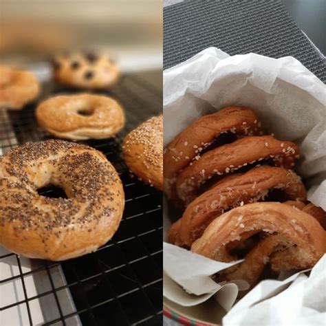 Homemade Bagels And Pretzels Homemade Bagels Just Bake Cooking And
